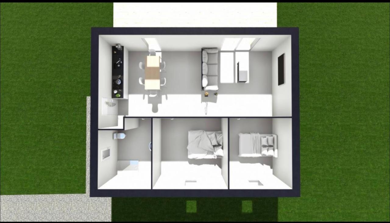 Maison Individuelle Neuve Plein Pied Avec Terrasse Et Jardin Clos 10Minutes A Pied De La Plage Quiberville Exteriör bild