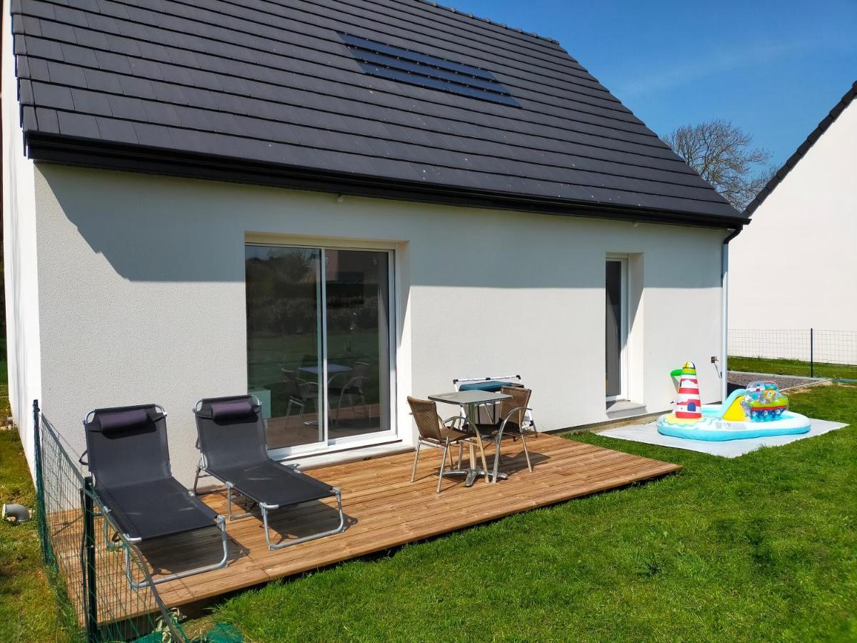 Maison Individuelle Neuve Plein Pied Avec Terrasse Et Jardin Clos 10Minutes A Pied De La Plage Quiberville Exteriör bild